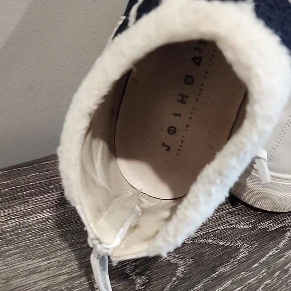 Joshua Sanders What Ever Fuzzy Zipper Back Sneaker Booties - Picture 5 of 8